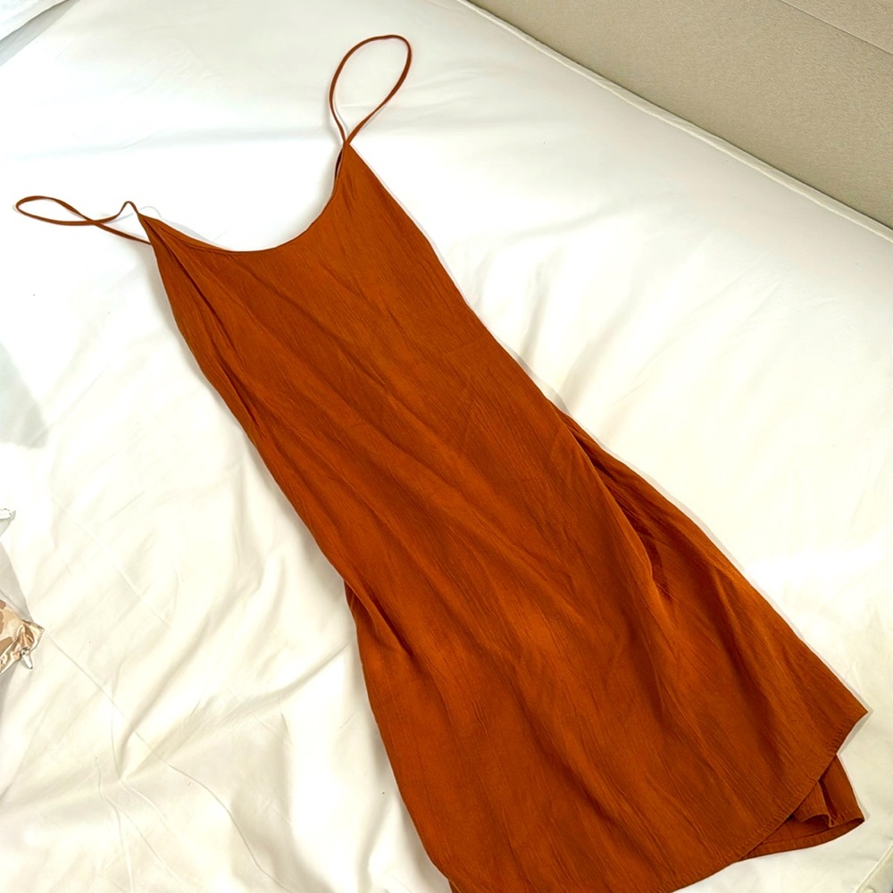 Rustic Brown dress by For Good
